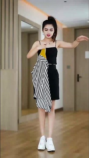 Women Striped Print Shirt Short Two-Piece Loose Fit Top Short Summer Outfits for Women‪@ZoeStyle1‬