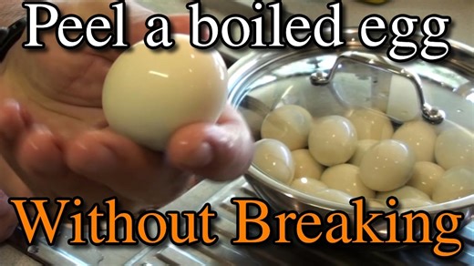 How to peel a boiled egg without breaking it, no tricks or hacks