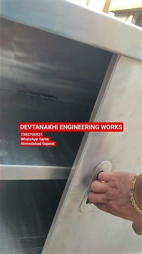 Sliding Door Storage Cabinet Stainless Steel 304 Grade , Ahmedabad Gujarat