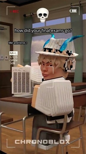 Final Exam Cheat Code Activated 💀 #shorts #roblox #robloxedit