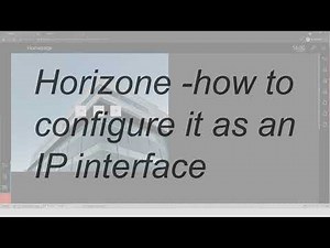 [KNX - EN] Horizone - How to configure it as an IP interface