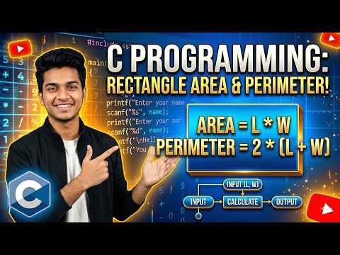 CP004 C Program to Find Area and Perimeter of a Rectangle