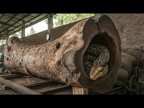 Deadly Logging in Alaska! Giant Trees Brought Down for Sawmill Processing