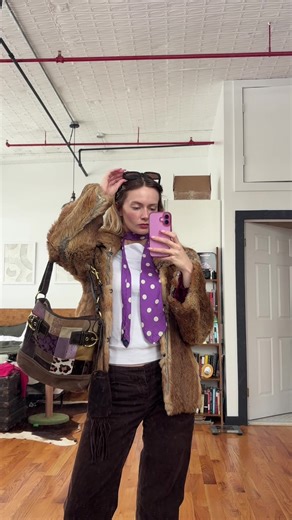 If you aren’t wearing a clown’s tie with a fur coat wyd #styleinspo #ootd