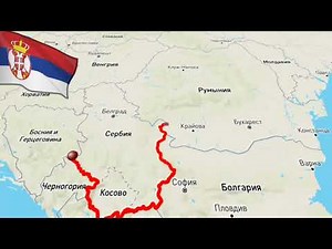 Карта Сербии 🇷🇸/Map of Serbia 🇷🇺🤝🇷🇸