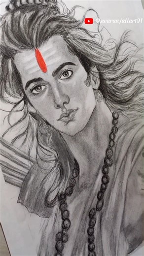 shree ram sketch (part-2)🙏🌺🚩 #art #drawing #artshorts #sketch #artist #shorts #artshorts #ram