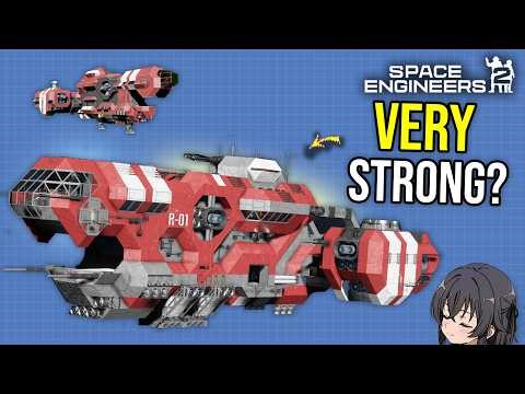 Space Engineers 1 vs 2 Ship Armor Strength Comparison