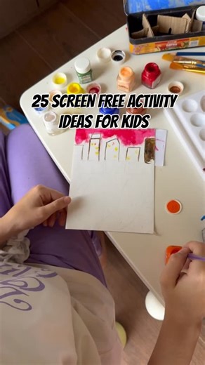 4.5K views · 14 reactions | 25 SCREEN FREE ACTIVITIES FOR KIDS 1....