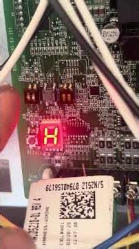 Error code 155 or 154 refrigeration sensor or dip switch adjustment solved #hvac #diagnosis #love