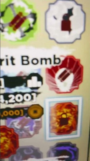 Got the magma spirit bomb second try #roblox #shindolife