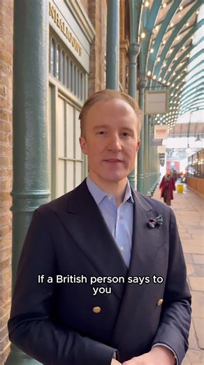 And that, in essence, is British politeness. | William Hanson