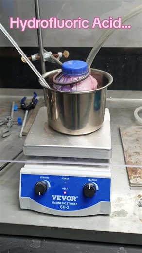 Making Hydrofluoric Acid: A Test Run