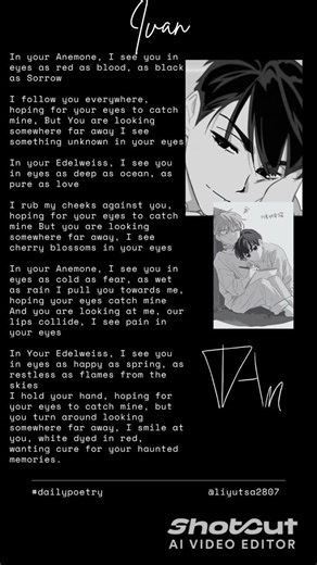 A poem I wrote for Ivan — a fan work inspired by Alien Stage. #AlienStage #Ivan #Vivinos #FanPoetry