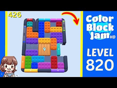 Color Block Jam Level 426 (820) Solution Walkthrough