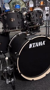🖤 TAMA Imperialstar – Blacked Out Black 🖤 8mm all-poplar shells, Black Nickel hardware, Omnisphere double tom holder, wooden hoops, and that stealth-lux Blacked Out Black finish. Visit us in store or online www.DrumOne.co.uk #drumshop #tamaimperialstar #manchester #drumstore #musicstore | Nicko McBrain's Drum One