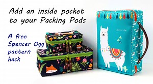 Packing Pods Hack – adding a mesh pocket inside - SpencerOgg