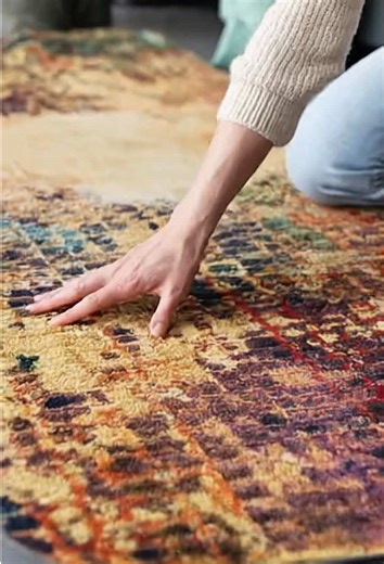 The narrow runner format fits in tight spaces and visually elongates rooms.