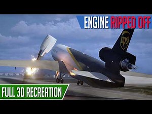 Realistic UPS Plane Crash Reconstruction