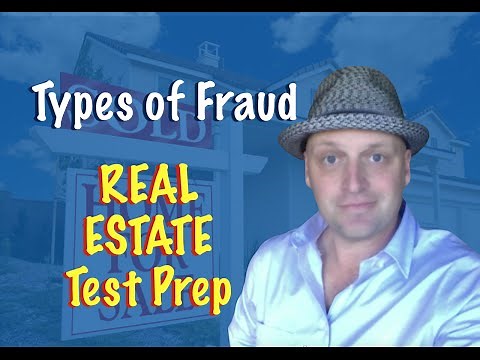 3 types of fraud - Real estate test prep