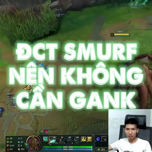 DCT sí múp nên không cần gank — khoảnh khắc hài LOL