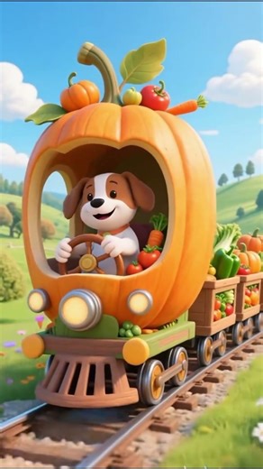 Cute Bunny Train Adventure 🚂🐰 | Kids Animation