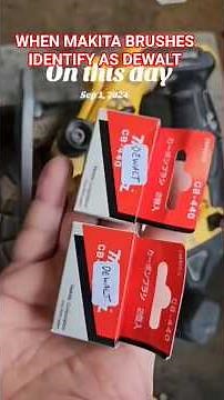 Repairing Dewalt DCS391 saw with Makita Brushes