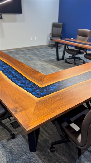 The Luvata Conference table build! 🛠️#HighEndFurniture #Short #ColumbusOhio #WoodworkingReels