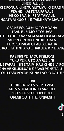 Ta Koe Sola: Tongan Lyrics and Music Experience