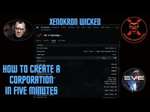 How to Create a Corporation in Five Minutes || Eve Online #eveonline #eve #gaming #gameplay