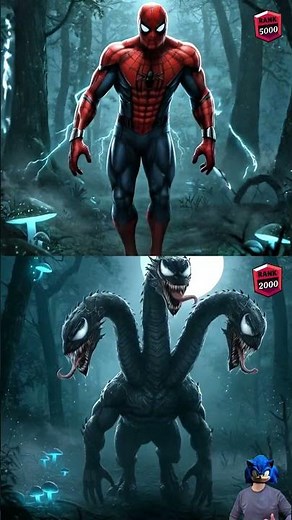 Venom Beasts vs. Sonic, Spider-Man & Shadow - Ultimate Battle!