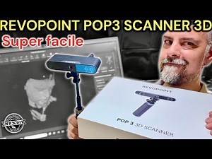 Incredibile nuovo scanner 3D 0,05 per persone ed oggetti. Facile anche da smartphone Revopoint pop 3