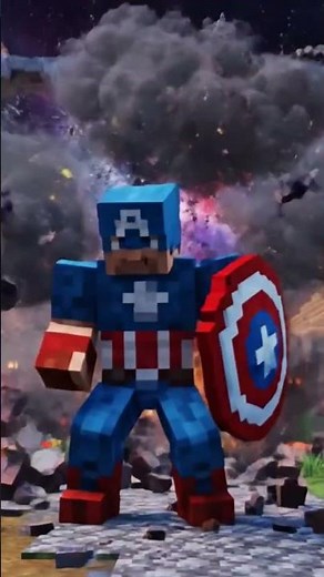 “When Captain Steve defends the Minecraft world, no villain stands a chance!”