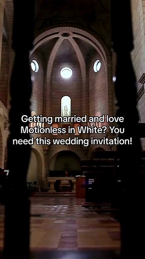 Unique Gothic Wedding Invitations Inspired by Motionless in White