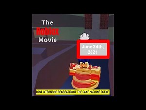 The Roblox Movie - Lost Internship Recreation of The Cake Machine Scene (Creepypasta Version)
