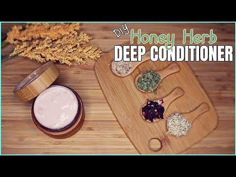 DIY Honey Herb Deep Conditioner 🍯| INTENSIVE HYDRATION & HEALING
