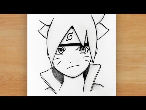 How to draw Boruto Uzumaki step by step / Anime Boruto Uzumaki Sketch /Drawing Tutorial for beginner