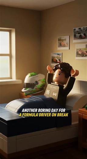 Just my daily racer life in the LEGO universe… and yeah, my helmet means everything to me 😉😄 #internationallegoday #motorsport #racers #formula1racing #ai