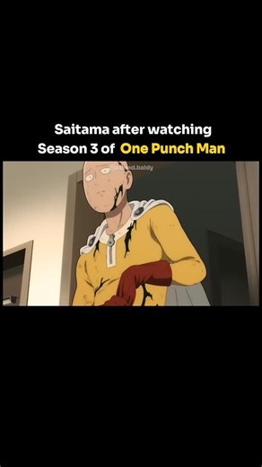Saitama on Instagram: "When even Saitama says “it was a disaster,” you know One Punch Man Season 3 is in shambles 😂 Budget gone, animation ruined, expectations destroyed! Frame skipping, copy-paste backgrounds, meme-worthy sakuga, and PowerPoint-level motion all in one episode. If you’re hunting for peak trash animation, recycled fight scenes, and budget cut legends, here it is. Saitama’s face says it all—bring on the anime memes! #Saitama #OnePunchMan #OPM #Season3 #AnimeFails #AnimationDisast