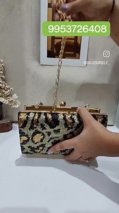 Sequence clutch with detachable handle and sling ❤️🧿 Copper colour also available For price or to place order WhatsApp on 9953726408 | ALL INDIA MOMS GROUP