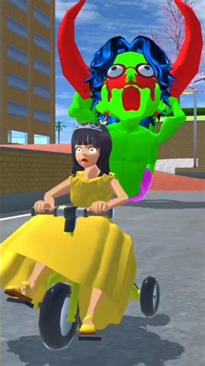 長手モンスターのユウタがミオを探している😱😱#ぴこみんず #サクラスクールシミュレーター #アプリ#マイクラ #サイコパス #小学校