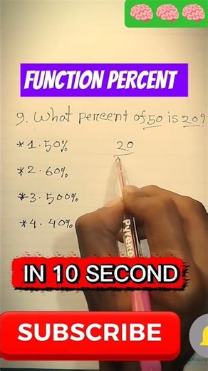 Function Percent Math tricks #shorts #foryou #mathtricks