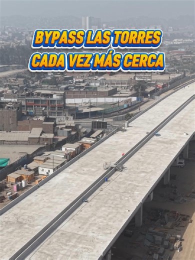 ¡Bypass Las Torres al 92%! 🤩🏗#LaCiudadNoDescansaNosotrosTampoco #emape #luriganchochosica