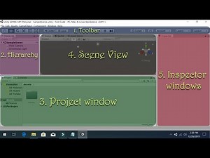 4. Introduction to Unity interface - Writing you first code on unity engine in visual studio