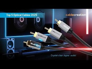 Top 5 Best Optical Cables 2025 🔊 | High-Quality Digital Audio for Home Theater & Gaming