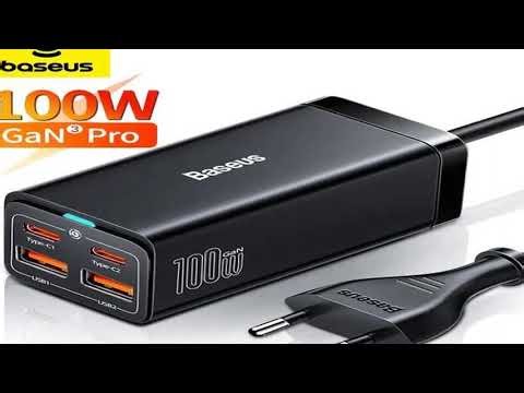 #Baseus GaN3 100/ 65W Desktop Charger Quick Charge QC 3.04.0 USB C Type C Phone Charger For iPhone1