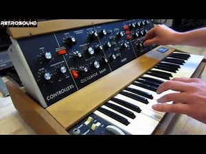 Moog Minimoog sound design tutorial Ultravox Vienna