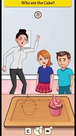 Who ate the cake? detective iq puzzle game 😁