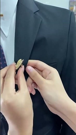 Ghim cài áo vest nam cao cấp pin cài áo Cài áo vest nam pin huy hiệu