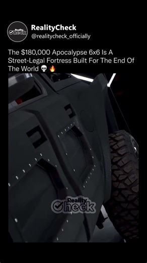 The $180,000 Apocalypse 6x6 ls A Street-Legal #cars #engineering #design