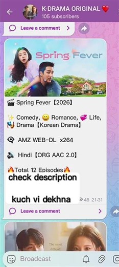 Spring fever episode 7 -8 in hindi today episode